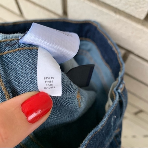 Madewell 10" High-Rise Skinny Jeans in Hayes Wash F4684 - Picture 10 of 13